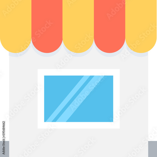 
Shop Flat Vector Icon
