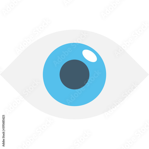 
Eye Flat Vector Icon
