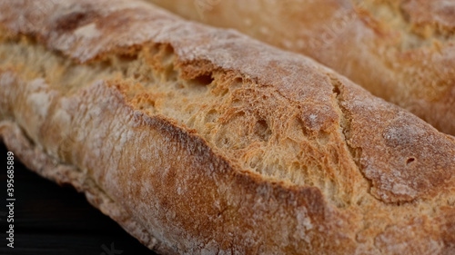 italian tradition bread ciabatta macro