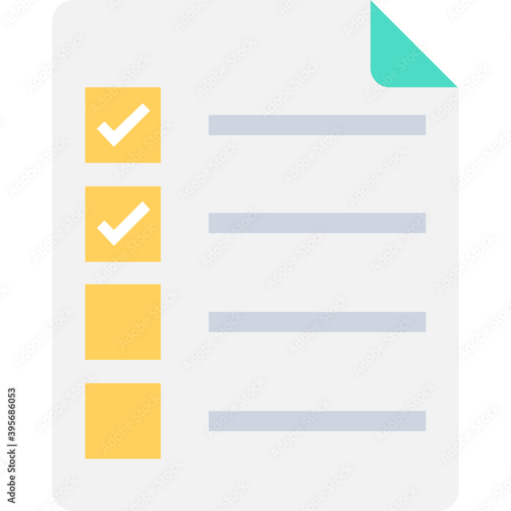 
medical Report Flat Vector Icon
