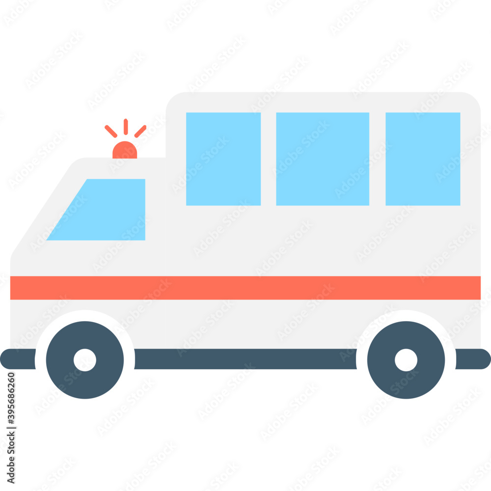 Ambulance Flat Vector Icon
Ambulance Flat Vector Icon