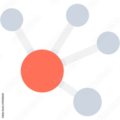 
Atom Flat Vector Icon
