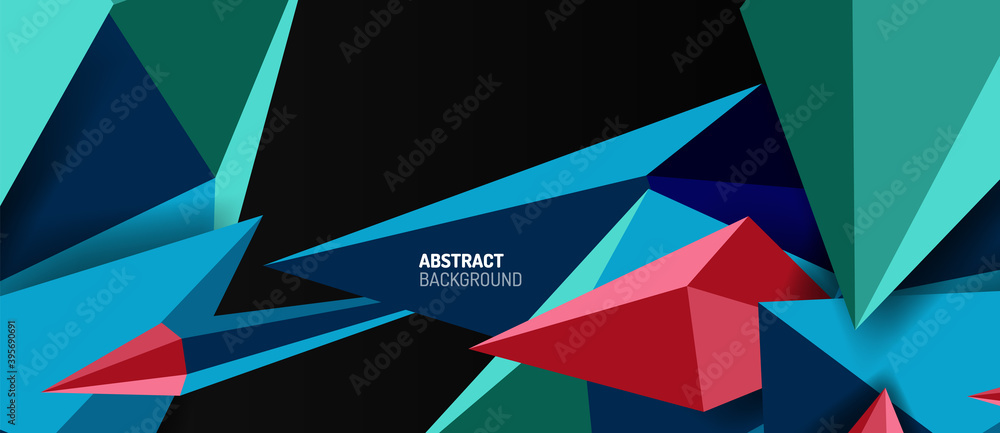 3d low poly abstract shape background vector illustration 3d low poly abstract shape background vector illustration