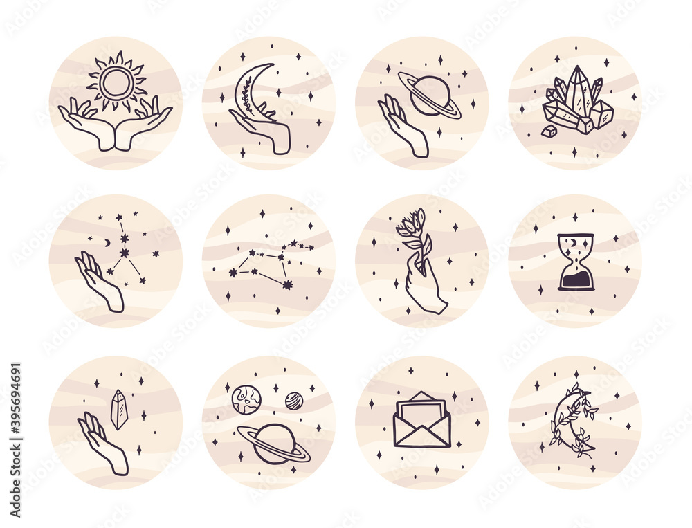 Vector set of logo design templates, icons and badges for social ...