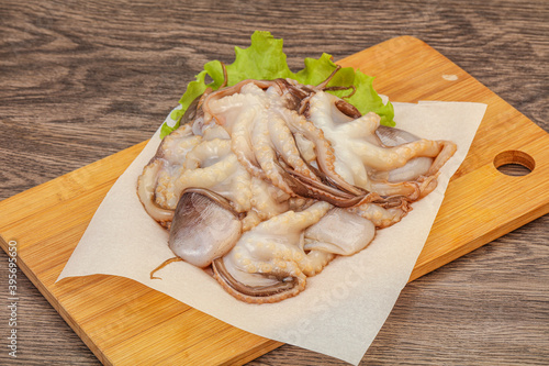 Raw seafood - octopus for cooking