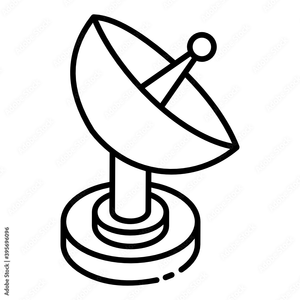 Artificial satellite or artificial spaceflight icon in glyph isometric style
Artificial satellite or artificial spaceflight icon in glyph isometric style