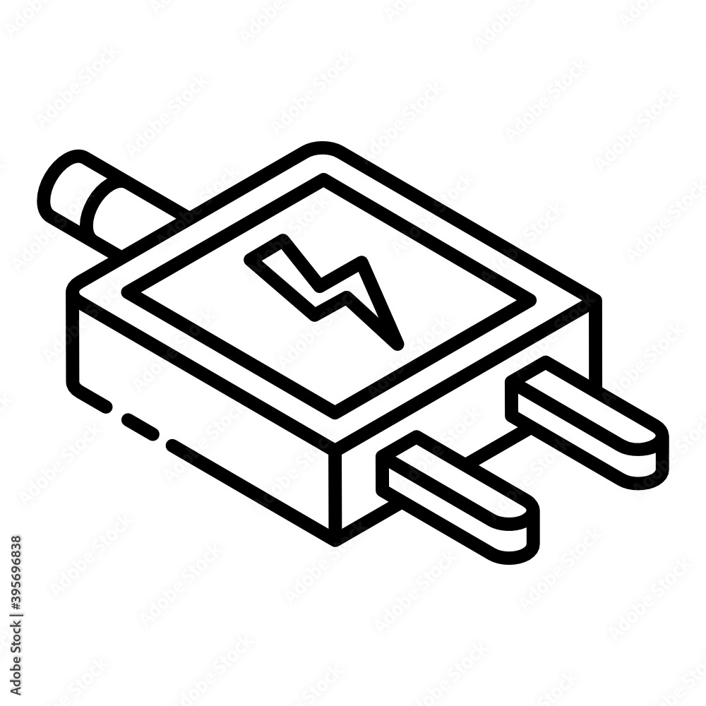 Polyester capacitor icon of glyph isometric style, battery component
Polyester capacitor icon of glyph isometric style, battery component