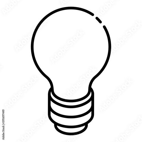 
Editable trendy design lightbulb icon
