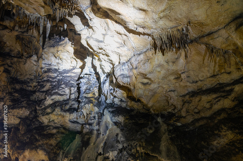 Azish or Azishskaya cave in Adigeya, Russia