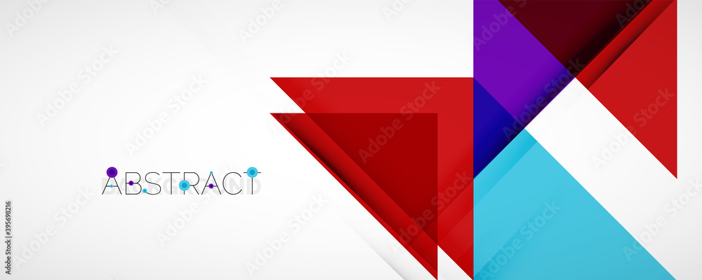 Set of vector triangle geometric backgrounds. Vector illustration for covers, banners, flyers and posters and other designs Set of vector triangle geometric backgrounds. Vector illustration for covers, banners, flyers and posters and other designs