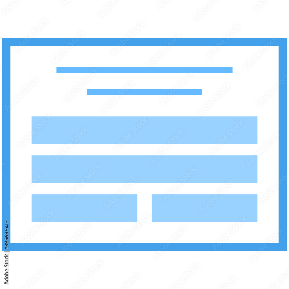 Web Layout Vector Web Layout Vector