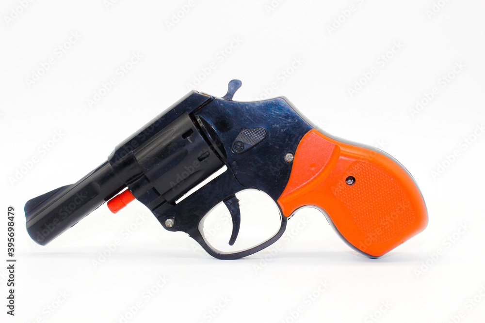 A picture of gun isolated on white background A picture of gun isolated on white background
