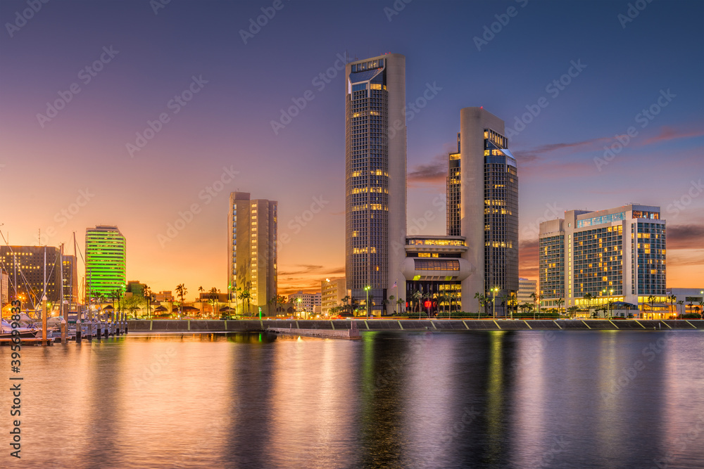 Obraz premium Corpus Christi, Texas, USA Skyline