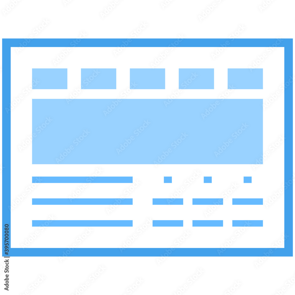 Web Template Vector Web Template Vector