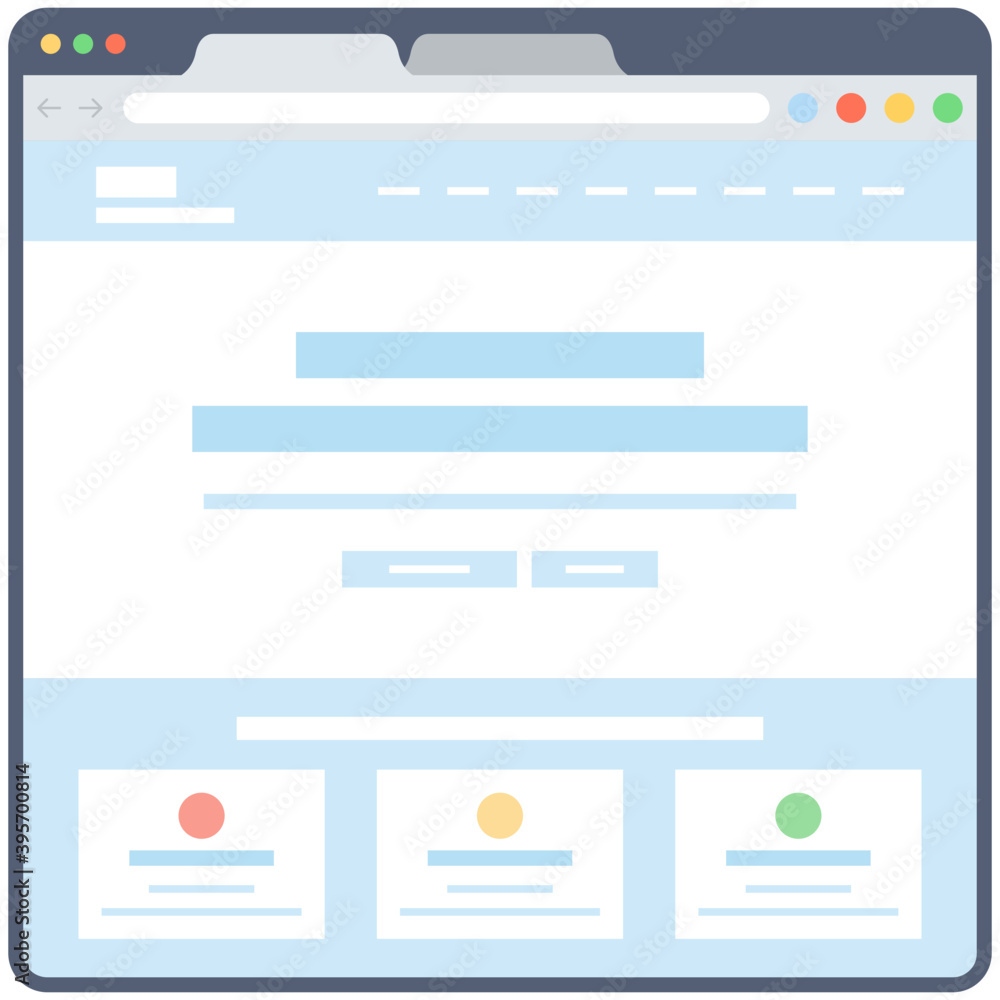 Web Interface Vector Web Interface Vector
