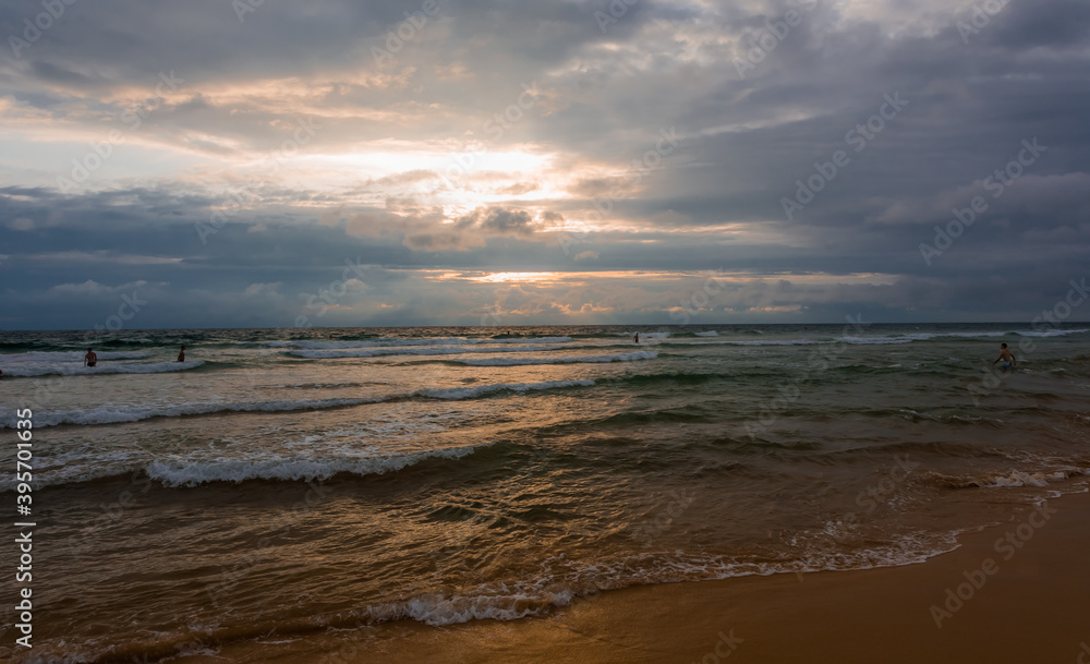 Sunset on the Indian ocean Sri Lanka Hikkaduwa Sunset on the Indian ocean Sri Lanka Hikkaduwa
