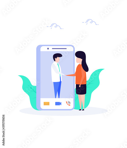 Online Consulting  Illustration 