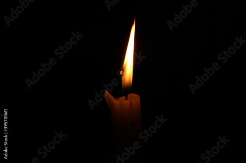 candle light in the dark