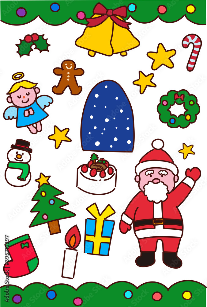 クリスマスアイコンセット クリスマスアイコンセット