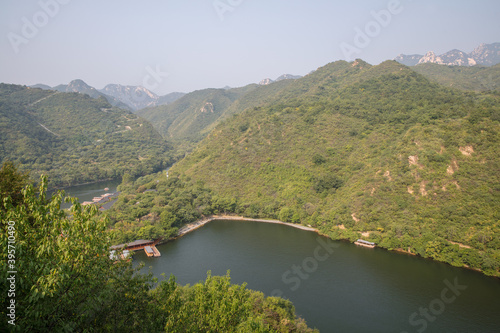 Reservoir of Beijing Huanghuashui Great Wall Scenic Area