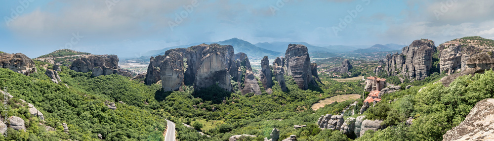 PANORAMA OF GREEK MOUNTAINS