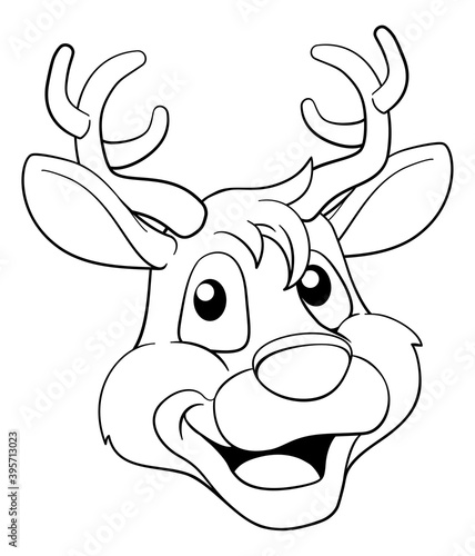 A cute Christmas Santas rei...