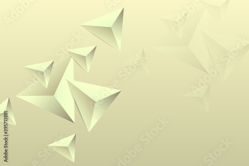 Fototapeta Naklejka Na Ścianę i Meble -  Modern abstract background design of triangular pyramids. Geometric triangular futuristic background. Applicable for banners, brochures, covers, flyers. 3D illustration.
