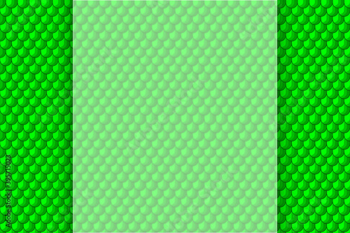 Reptile, lizard, snake and dragon scales - background for inscriptions, text and lettering. White blurred frosted glass effect