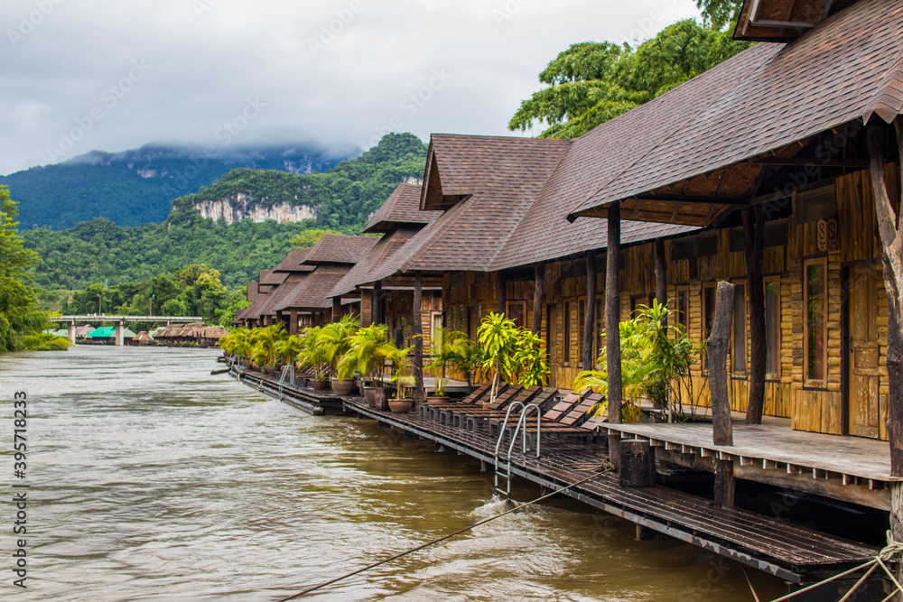 river kwai Tour in Kanchanaburi West Thailand Asia river kwai Tour in Kanchanaburi West Thailand Asia