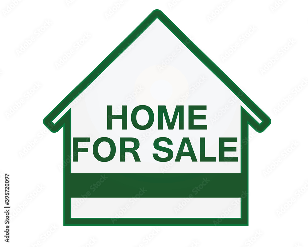 Home for sale sign. vector Home for sale sign. vector