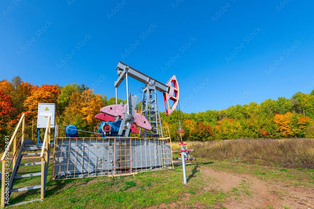 A pumpjack is the overground drive