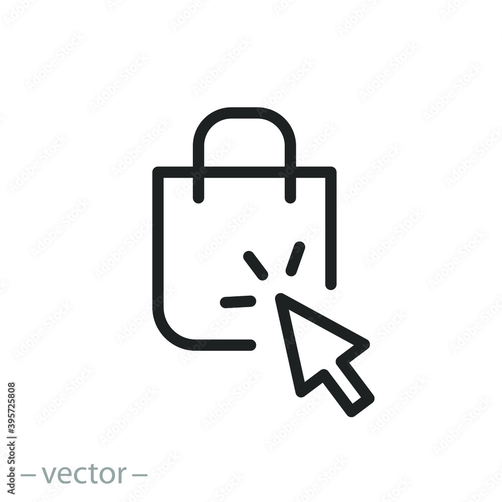 click-and-collect-order-vector-icon-on-white-background-stock-vector