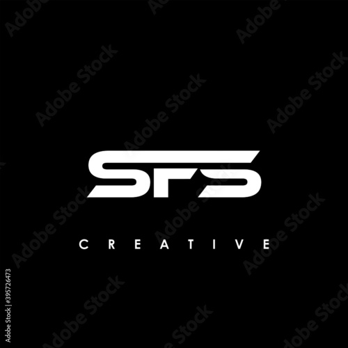 SFS Letter Initial Logo Design Template Vector Illustration