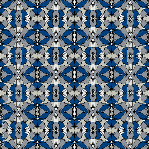 beautiful geometric background seamless pattern graffiti qualitative illustration for your design