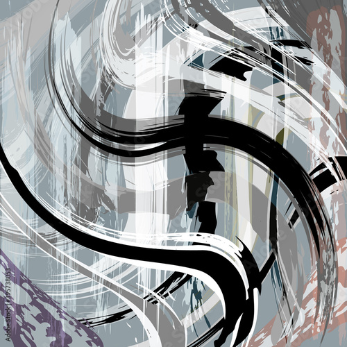 beautiful geometric background pattern graffiti qualitative illustration for your design