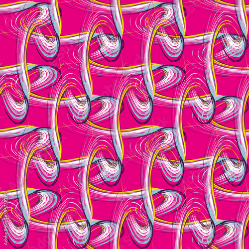 beautiful geometric background seamless pattern graffiti qualitative illustration for your design