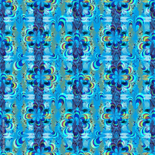 beautiful geometric background seamless pattern graffiti qualitative illustration for your design