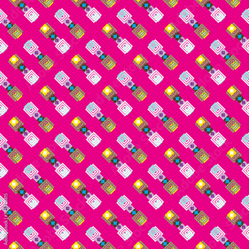 beautiful geometric background seamless pattern graffiti qualitative illustration for your design