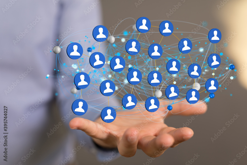 organization chart team concept networking business