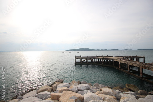 pier in the ocean