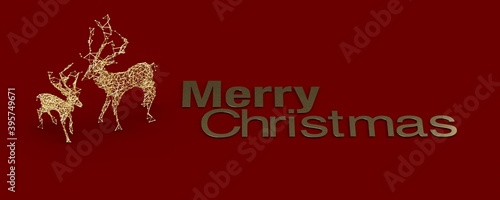 weihnachten rentier banner ...