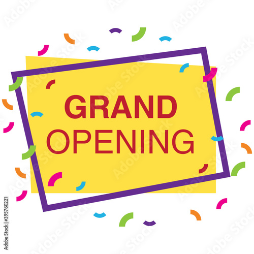 Grand Opening Vector 