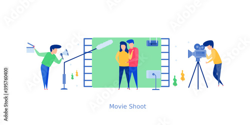 Movie Shooting Vector 