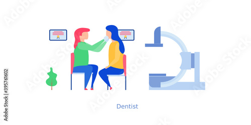Dentist Treatment Vector 