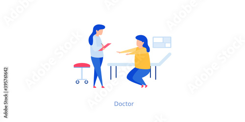 Physician Flat Vector 