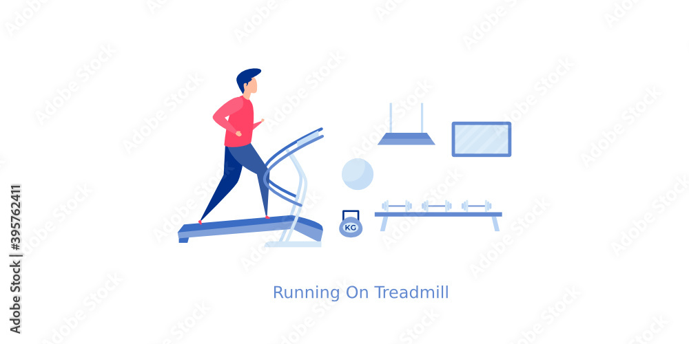 Running On Treadmill 