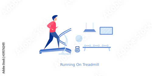 Running On Treadmill 
