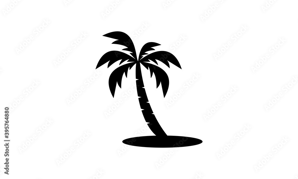 coconut tree vector icon