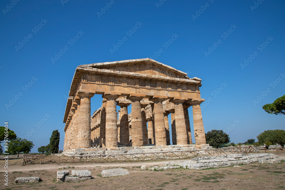 The Second Temple of Hera in Paestum, Southern Italy