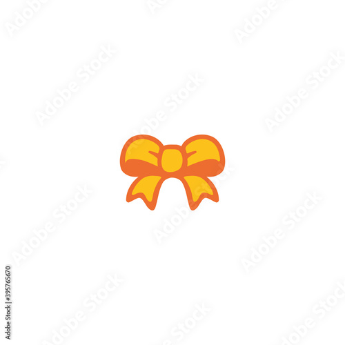 Ribbon vector isolated icon illustration. Ribbon icon